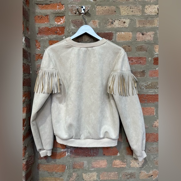 AliceBlue fringed sweatshirt - Picture 3 of 4